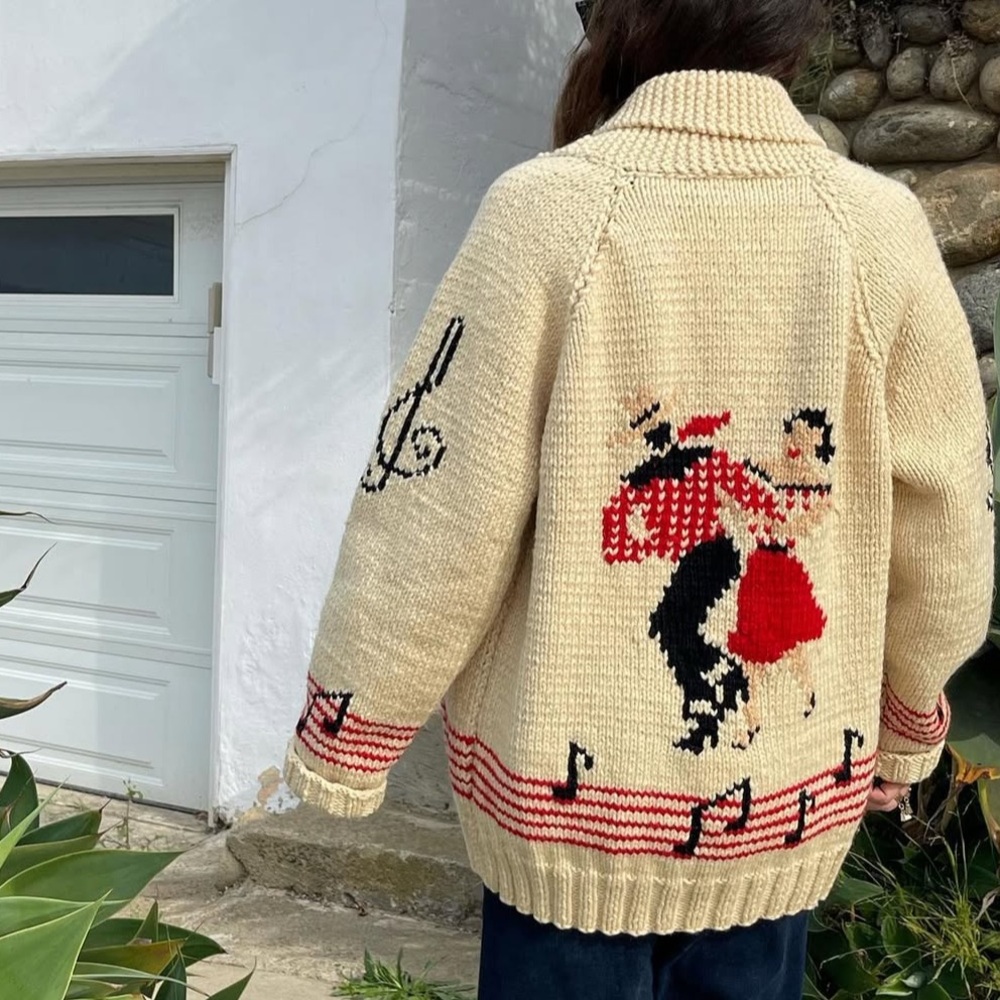 50s/60s vintage cowican cardigan